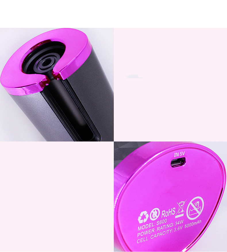 Rechargeable Automatic Hair Curler Women Portable